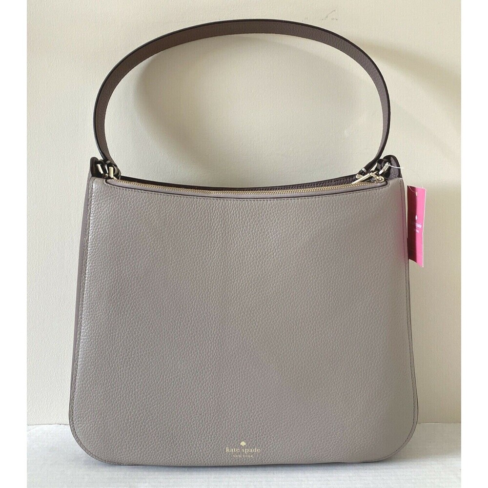 New Kate Spade Kailee Medium Double Compartment Shoulder bag Neutral multi